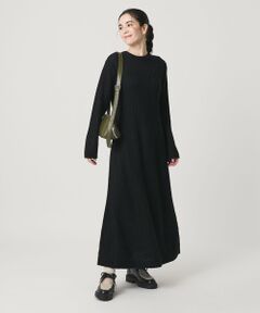 BEAUTY&YOUTH UNITED ARROWS / ビューティー&ユース ユナイテッドアローズ ミニ丈・ひざ丈ワンピース | アイレットニットワンピース