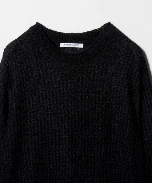 BEAUTY&YOUTH UNITED ARROWS / ビューティー&ユース ユナイテッドアローズ ミニ丈・ひざ丈ワンピース | アイレットニットワンピース | 詳細17