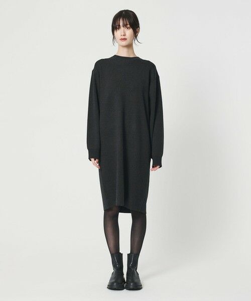 BEAUTY&YOUTH UNITED ARROWS / ビューティー&ユース ユナイテッドアローズ ロング・マキシ丈ワンピース | 【WEB限定 Wardrobe DAILY MINIMAL】コクーンニットワンピース ウォッシャブル | 詳細5
