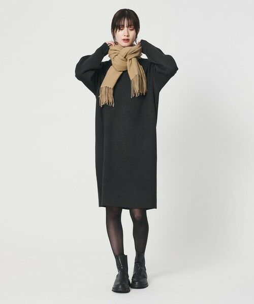 BEAUTY&YOUTH UNITED ARROWS / ビューティー&ユース ユナイテッドアローズ ロング・マキシ丈ワンピース | 【WEB限定 Wardrobe DAILY MINIMAL】コクーンニットワンピース ウォッシャブル | 詳細1