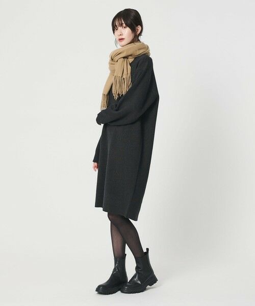 BEAUTY&YOUTH UNITED ARROWS / ビューティー&ユース ユナイテッドアローズ ロング・マキシ丈ワンピース | 【WEB限定 Wardrobe DAILY MINIMAL】コクーンニットワンピース ウォッシャブル | 詳細2