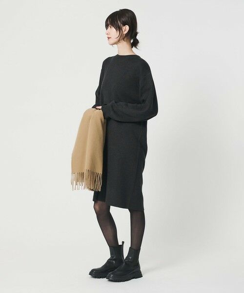 BEAUTY&YOUTH UNITED ARROWS / ビューティー&ユース ユナイテッドアローズ ロング・マキシ丈ワンピース | 【WEB限定 Wardrobe DAILY MINIMAL】コクーンニットワンピース ウォッシャブル | 詳細4