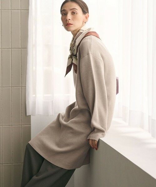 BEAUTY&YOUTH UNITED ARROWS / ビューティー&ユース ユナイテッドアローズ ロング・マキシ丈ワンピース | 【WEB限定 Wardrobe DAILY MINIMAL】コクーンニットワンピース ウォッシャブル | 詳細12