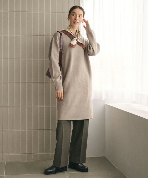 BEAUTY&YOUTH UNITED ARROWS / ビューティー&ユース ユナイテッドアローズ ロング・マキシ丈ワンピース | 【WEB限定 Wardrobe DAILY MINIMAL】コクーンニットワンピース ウォッシャブル | 詳細14