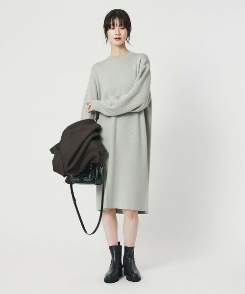 BEAUTY&YOUTH UNITED ARROWS / ビューティー&ユース ユナイテッドアローズ ロング・マキシ丈ワンピース | 【WEB限定 Wardrobe DAILY MINIMAL】コクーンニットワンピース ウォッシャブル | 詳細21