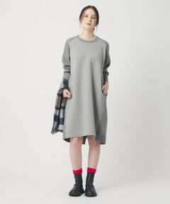 BEAUTY&YOUTH UNITED ARROWS / ビューティー&ユース ユナイテッドアローズ ロング・マキシ丈ワンピース | 【WEB限定】スウェット×ニット コンビワンピース ウォッシャブル