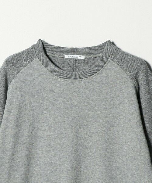 BEAUTY&YOUTH UNITED ARROWS / ビューティー&ユース ユナイテッドアローズ ロング・マキシ丈ワンピース | 【WEB限定】スウェット×ニット コンビワンピース ウォッシャブル | 詳細7