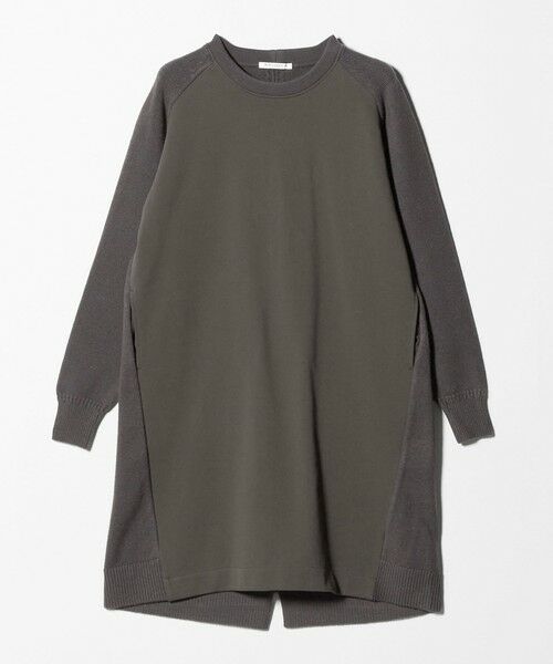 BEAUTY&YOUTH UNITED ARROWS / ビューティー&ユース ユナイテッドアローズ ロング・マキシ丈ワンピース | 【WEB限定】スウェット×ニット コンビワンピース ウォッシャブル | 詳細17
