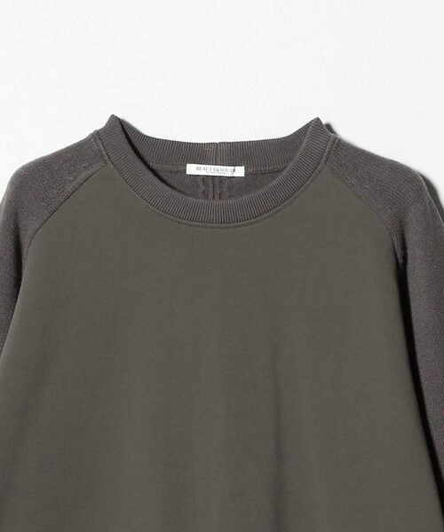 BEAUTY&YOUTH UNITED ARROWS / ビューティー&ユース ユナイテッドアローズ ロング・マキシ丈ワンピース | 【WEB限定】スウェット×ニット コンビワンピース ウォッシャブル | 詳細19