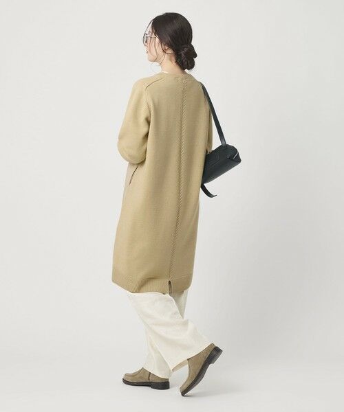 BEAUTY&YOUTH UNITED ARROWS / ビューティー&ユース ユナイテッドアローズ ロング・マキシ丈ワンピース | 【WEB限定】スウェット×ニット コンビワンピース ウォッシャブル | 詳細23