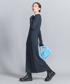 BEAUTY&YOUTH UNITED ARROWS / ビューティー&ユース ユナイテッドアローズ ロング・マキシ丈ワンピース | 【WEB限定 Wardrobe DAILY MINIMAL】リブニットフレアワンピース