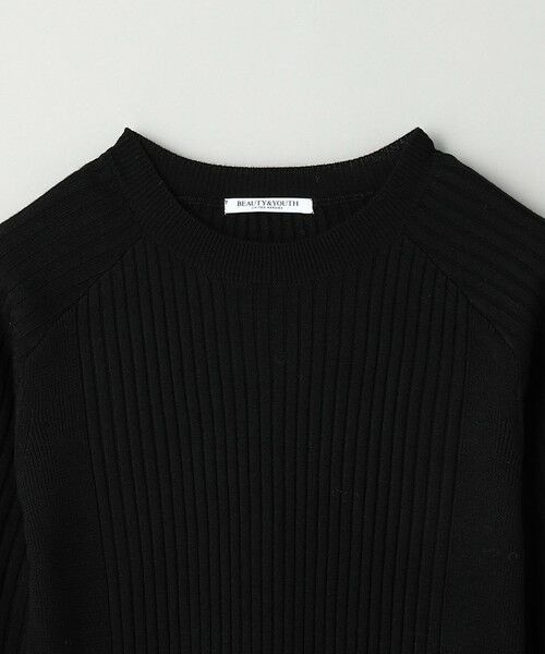 BEAUTY&YOUTH UNITED ARROWS / ビューティー&ユース ユナイテッドアローズ ロング・マキシ丈ワンピース | 【WEB限定 Wardrobe DAILY MINIMAL】リブニットフレアワンピース | 詳細6