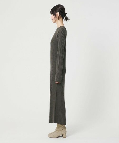 BEAUTY&YOUTH UNITED ARROWS / ビューティー&ユース ユナイテッドアローズ ロング・マキシ丈ワンピース | 【WEB限定 Wardrobe DAILY MINIMAL】リブニットフレアワンピース | 詳細12