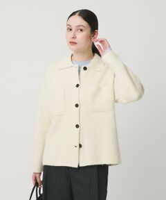 BEAUTY&YOUTH UNITED ARROWS / ビューティー&ユース ユナイテッドアローズ カーディガン・ボレロ | チャイニーズラクーンブレンド ポケット シャツカーディガン