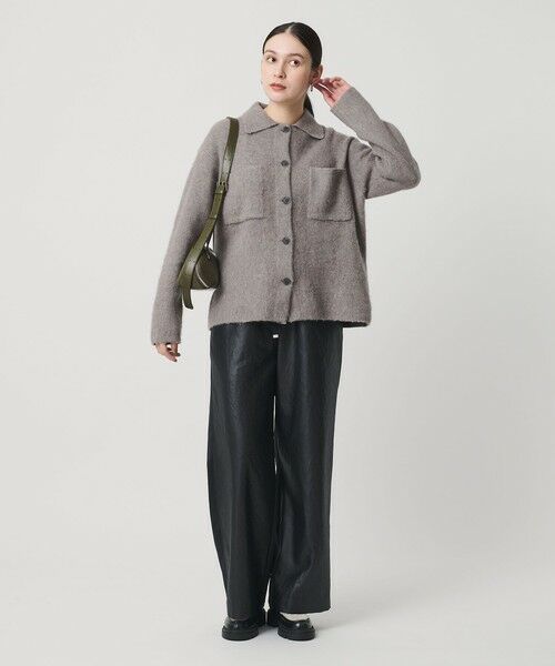 BEAUTY&YOUTH UNITED ARROWS / ビューティー&ユース ユナイテッドアローズ カーディガン・ボレロ | チャイニーズラクーンブレンド ポケット シャツカーディガン | 詳細10