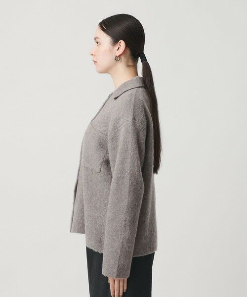 BEAUTY&YOUTH UNITED ARROWS / ビューティー&ユース ユナイテッドアローズ カーディガン・ボレロ | チャイニーズラクーンブレンド ポケット シャツカーディガン | 詳細13