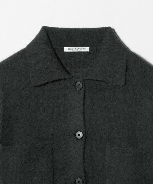 BEAUTY&YOUTH UNITED ARROWS / ビューティー&ユース ユナイテッドアローズ カーディガン・ボレロ | チャイニーズラクーンブレンド ポケット シャツカーディガン | 詳細24