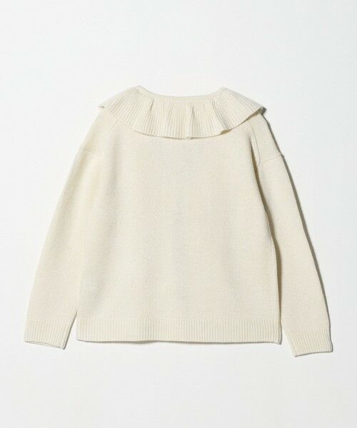 BEAUTY&YOUTH UNITED ARROWS / ビューティー&ユース ユナイテッドアローズ カーディガン・ボレロ | ウールレーヨン ラッフルフリル ニットカーディガン | 詳細5