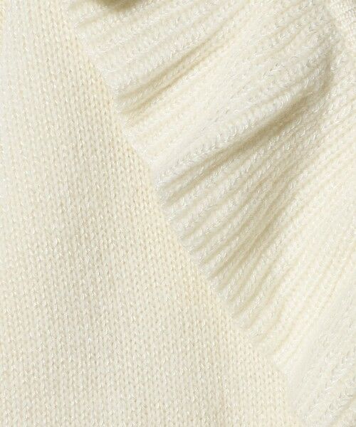 BEAUTY&YOUTH UNITED ARROWS / ビューティー&ユース ユナイテッドアローズ カーディガン・ボレロ | ウールレーヨン ラッフルフリル ニットカーディガン | 詳細7