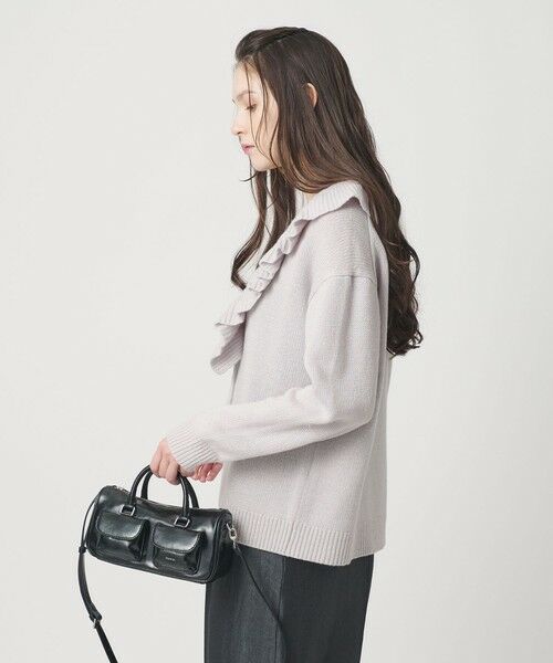 BEAUTY&YOUTH UNITED ARROWS / ビューティー&ユース ユナイテッドアローズ カーディガン・ボレロ | ウールレーヨン ラッフルフリル ニットカーディガン | 詳細19