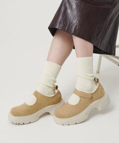 BEAUTY&YOUTH UNITED ARROWS / ビューティー&ユース ユナイテッドアローズ フラットシューズ | 【別注】＜PAES＞フェイクファー メリージェーン