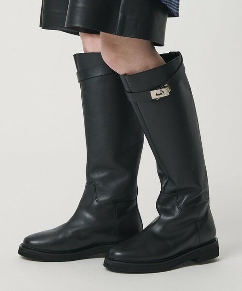 BEAUTY&YOUTH UNITED ARROWS / ビューティー&ユース ユナイテッドアローズ ブーツ（ロング丈） | ＜CAMINANDO＞バックル ロング ブーツ | 詳細1