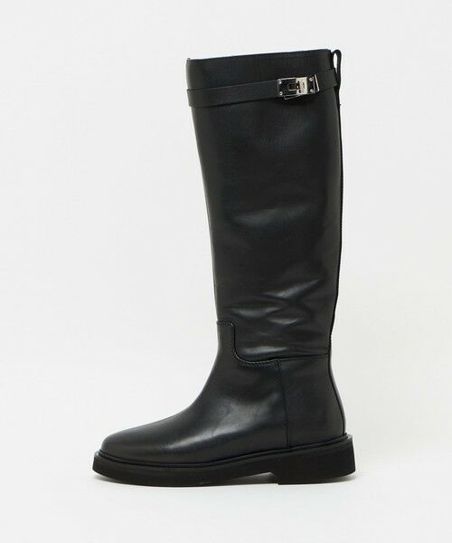 BEAUTY&YOUTH UNITED ARROWS / ビューティー&ユース ユナイテッドアローズ ブーツ（ロング丈） | ＜CAMINANDO＞バックル ロング ブーツ | 詳細4