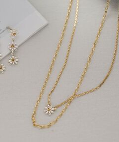 BEAUTY&YOUTH UNITED ARROWS / ビューティー&ユース ユナイテッドアローズ ネックレス・ペンダント・チョーカー | フラワーモチーフ 3WAY ネックレス