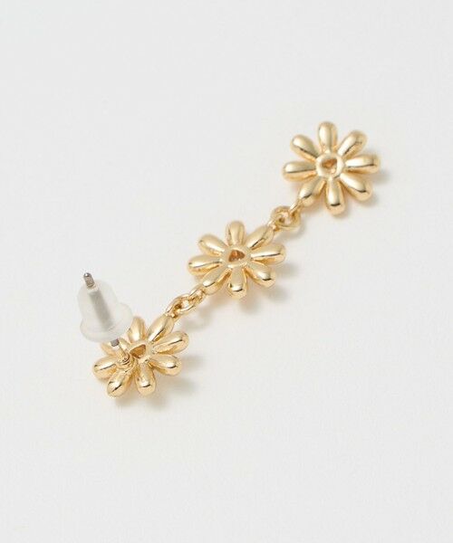 BEAUTY&YOUTH UNITED ARROWS / ビューティー&ユース ユナイテッドアローズ ピアス・イヤリング | フラワーモチーフ ラインピアス | 詳細3