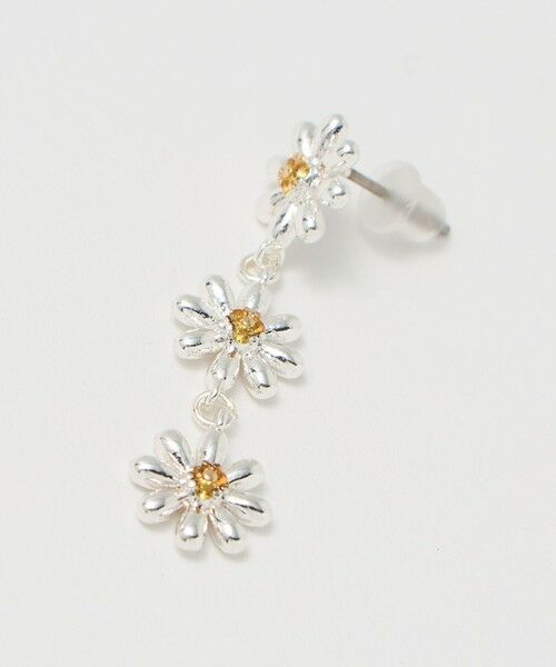 BEAUTY&YOUTH UNITED ARROWS / ビューティー&ユース ユナイテッドアローズ ピアス・イヤリング | フラワーモチーフ ラインピアス | 詳細6