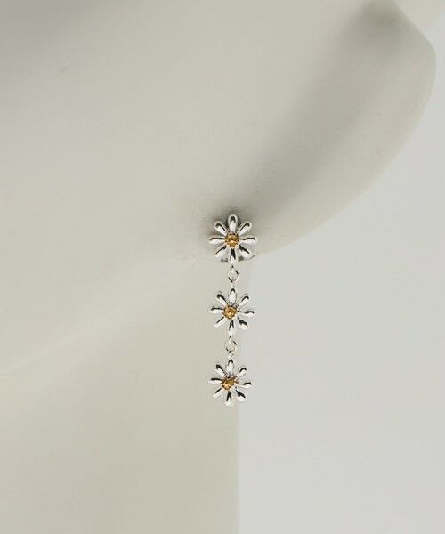 BEAUTY&YOUTH UNITED ARROWS / ビューティー&ユース ユナイテッドアローズ ピアス・イヤリング | フラワーモチーフ ラインピアス | 詳細7