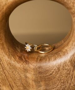 BEAUTY&YOUTH UNITED ARROWS / ビューティー&ユース ユナイテッドアローズ リング | フラワーモチーフ 2セット リング