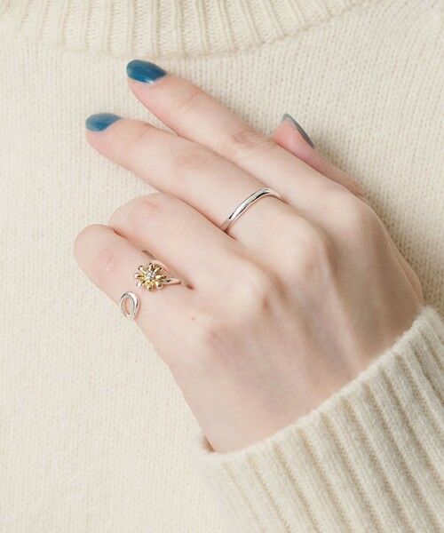BEAUTY&YOUTH UNITED ARROWS / ビューティー&ユース ユナイテッドアローズ リング | フラワーモチーフ 2セット リング | 詳細2