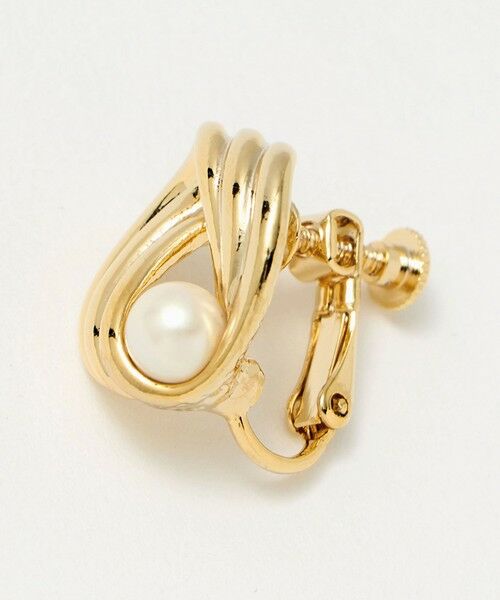 BEAUTY&YOUTH UNITED ARROWS / ビューティー&ユース ユナイテッドアローズ ピアス・イヤリング | メタルライン パールモチーフ イヤリング | 詳細6