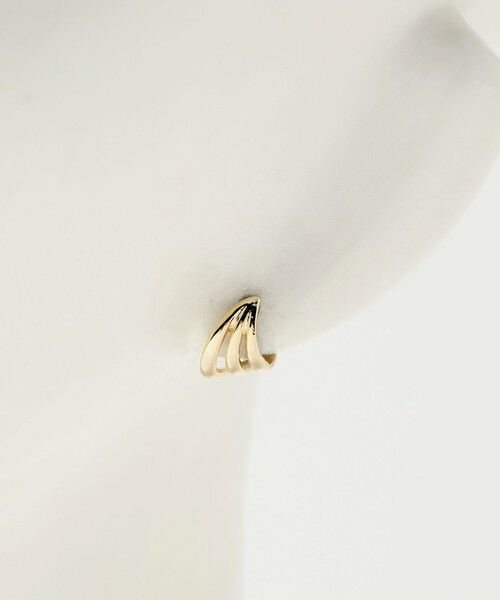 BEAUTY&YOUTH UNITED ARROWS / ビューティー&ユース ユナイテッドアローズ ピアス・イヤリング | メタル カーブ 3ライン ピアス | 詳細7
