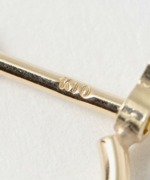 BEAUTY&YOUTH UNITED ARROWS / ビューティー&ユース ユナイテッドアローズ ピアス・イヤリング | K10 パイプ ピアス | 詳細5