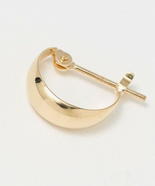 BEAUTY&YOUTH UNITED ARROWS / ビューティー&ユース ユナイテッドアローズ ピアス・イヤリング | K10 パイプ フープピアス | 詳細4