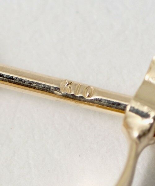 BEAUTY&YOUTH UNITED ARROWS / ビューティー&ユース ユナイテッドアローズ ピアス・イヤリング | K10 パイプ フープピアス | 詳細5