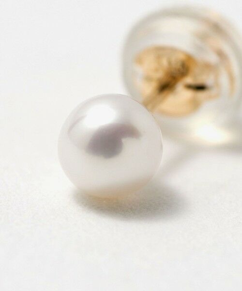 BEAUTY&YOUTH UNITED ARROWS / ビューティー&ユース ユナイテッドアローズ ピアス・イヤリング | K10 淡水パール ピアス/4mm | 詳細4