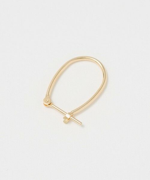 BEAUTY&YOUTH UNITED ARROWS / ビューティー&ユース ユナイテッドアローズ ピアス・イヤリング | K10 パイプ オーバル フープピアス | 詳細3