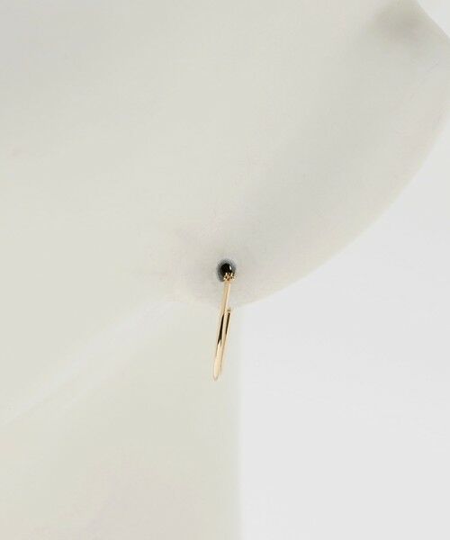 BEAUTY&YOUTH UNITED ARROWS / ビューティー&ユース ユナイテッドアローズ ピアス・イヤリング | K10 パイプ オーバル フープピアス | 詳細6