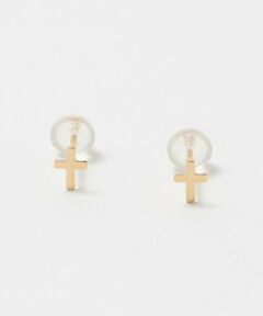 BEAUTY&YOUTH UNITED ARROWS / ビューティー&ユース ユナイテッドアローズ ピアス・イヤリング | K18 クロス ピアス