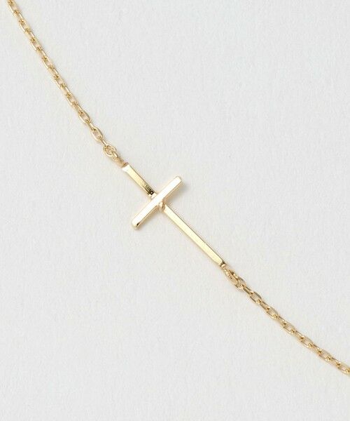 BEAUTY&YOUTH UNITED ARROWS / ビューティー&ユース ユナイテッドアローズ ネックレス・ペンダント・チョーカー | K10 クロス ネックレス | 詳細1
