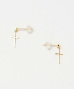 BEAUTY&YOUTH UNITED ARROWS / ビューティー&ユース ユナイテッドアローズ ピアス・イヤリング | K10 クロス ピアス