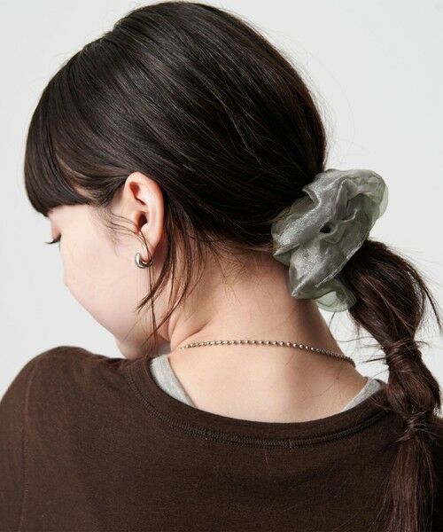 BEAUTY&YOUTH UNITED ARROWS / ビューティー&ユース ユナイテッドアローズ ヘアゴム・シュシュ | 【WEB限定】シアー チュール シュシュ | 詳細2