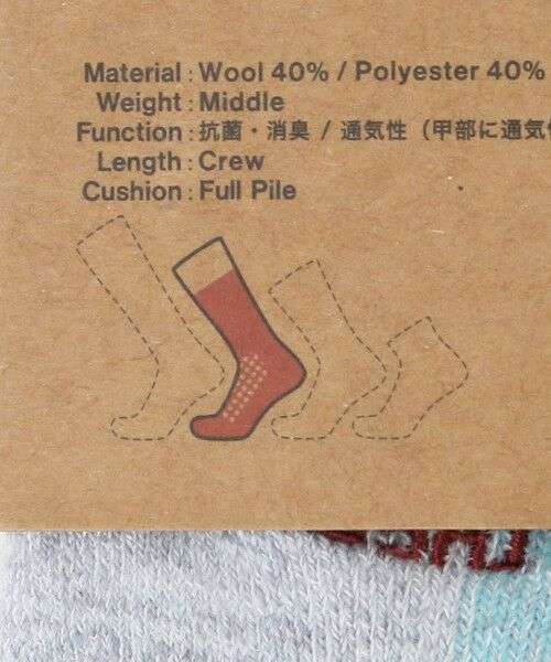 BEAUTY&YOUTH UNITED ARROWS / ビューティー&ユース ユナイテッドアローズ ソックス | ＜THE NORTH FACE＞トレッカーズ クルーソックス | 詳細4