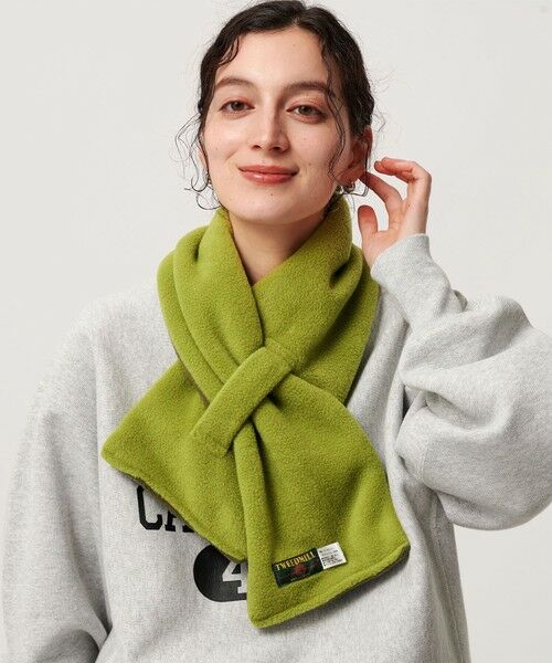BEAUTY&YOUTH UNITED ARROWS / ビューティー&ユース ユナイテッドアローズ マフラー・ショール・スヌード・ストール | ＜TWEEDMILL＞フリース 2トーン マフラー | 詳細6