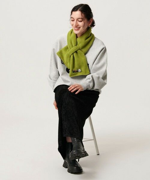 BEAUTY&YOUTH UNITED ARROWS / ビューティー&ユース ユナイテッドアローズ マフラー・ショール・スヌード・ストール | ＜TWEEDMILL＞フリース 2トーン マフラー | 詳細8