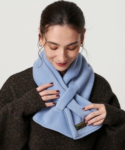BEAUTY&YOUTH UNITED ARROWS / ビューティー&ユース ユナイテッドアローズ マフラー・ショール・スヌード・ストール | ＜TWEEDMILL＞フリース 2トーン マフラー | 詳細13
