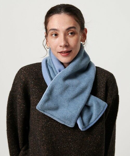 BEAUTY&YOUTH UNITED ARROWS / ビューティー&ユース ユナイテッドアローズ マフラー・ショール・スヌード・ストール | ＜TWEEDMILL＞フリース 2トーン マフラー | 詳細14